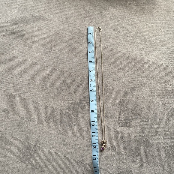 VINTAGE CHERUB GUARDIAN ANGEL W/ AMETHYST CRYSTAL 925 STERLING PENDANT NECKLACE - Picture 13 of 16